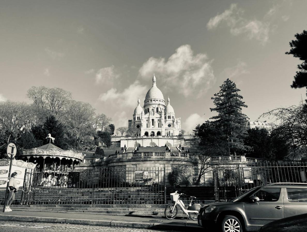 Chambre Avec Terrasse A Montmartre Sacre Coeur Apartment Paris Bagian luar foto